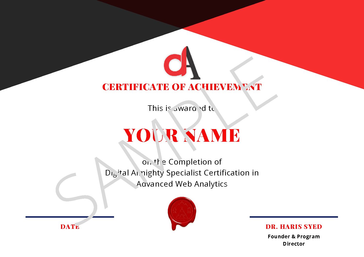 Advanced Google Data Web Analyst Certification Course